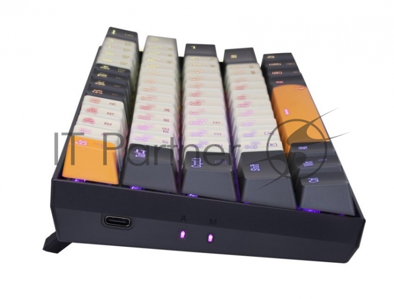 Клавиатура DEFENDER WIRELESS CARAXES PRO RU RGB REDRAGON 71554