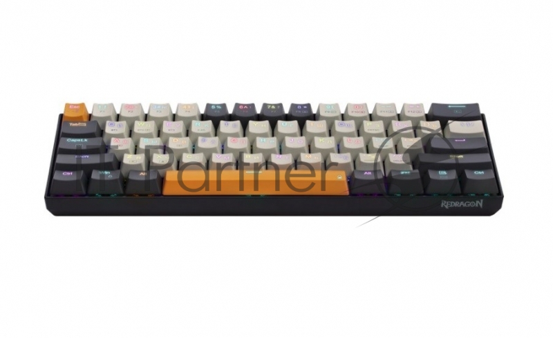 Клавиатура DEFENDER WIRELESS CARAXES PRO RU RGB REDRAGON 71554