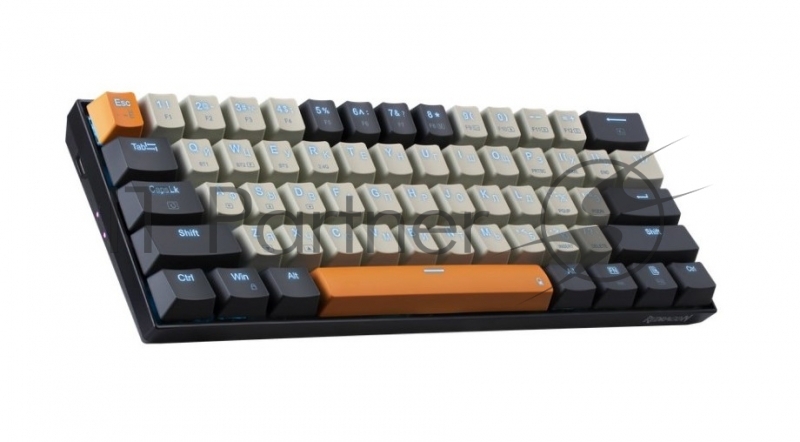 Клавиатура DEFENDER WIRELESS CARAXES PRO RU RGB REDRAGON 71554