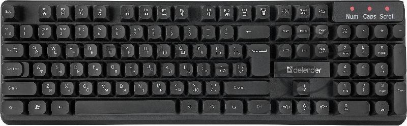 Клавиатура + мышка DEFENDER MILAN C-992 RU BLACK 45992