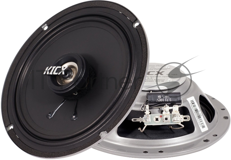 Колонки автомобильные Kicx SL-165 100Вт 91дБ 4Ом 16.5см (6 1/2дюйм) (ком.:2кол.) коаксиальные двухполосные