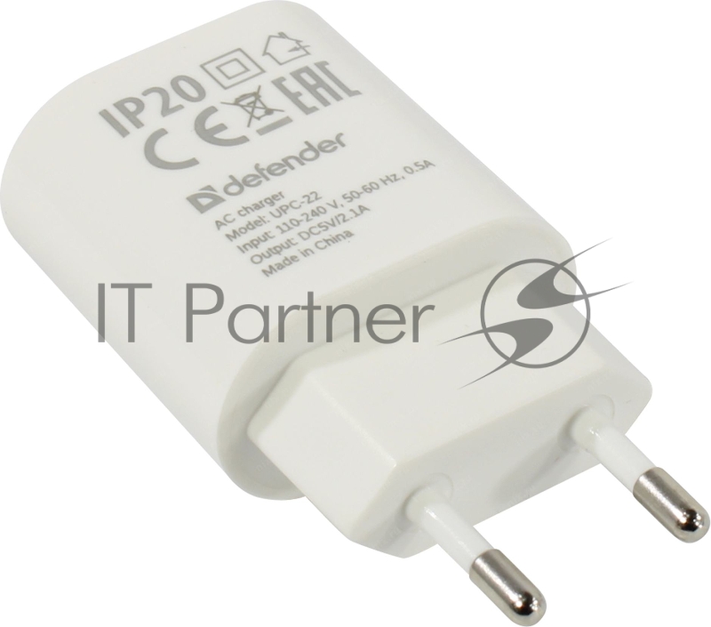 Зарядное устройство DEFENDER UPC-22 2XUSB 5V/2.1A 83678