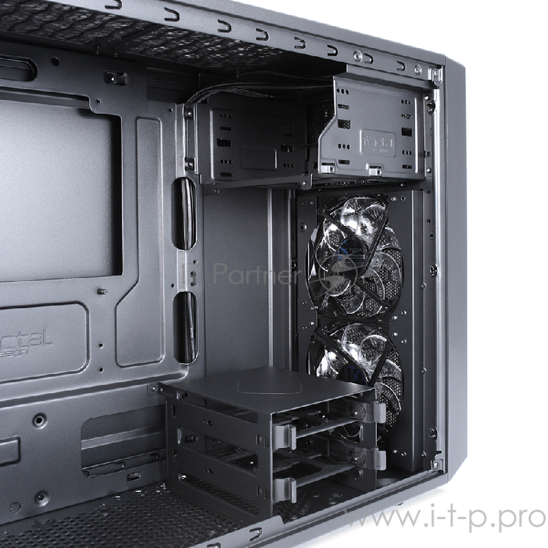 Корпус Minitower Fractal Design Focus Mini FD-CA-FOCUS-MINI-BK-W, mATX, черный (без БП)