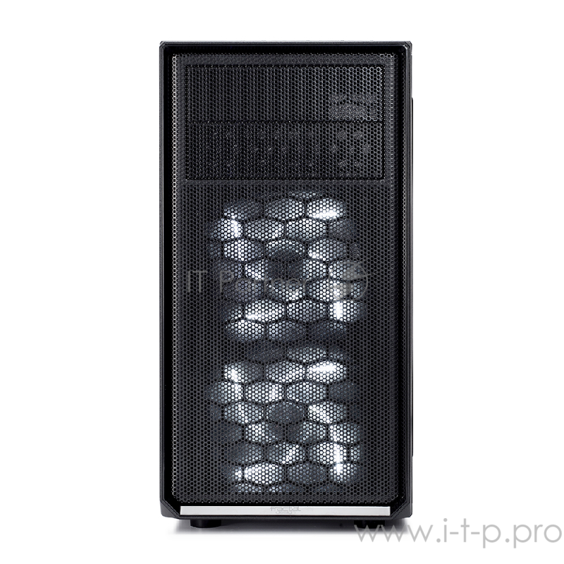 Корпус Minitower Fractal Design Focus Mini FD-CA-FOCUS-MINI-BK-W, mATX, черный (без БП)
