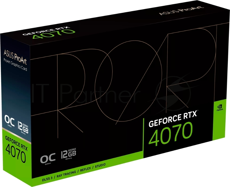 Видеокарта ASUS PROART-RTX4070-12G//RTX4070 HDMI DP*3 12G D6X 90YV0J12-M0NA00