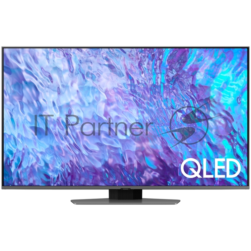 Телевизор QLED Samsung 75 QE75Q80CAUXCE Series 8 серебристый 4K Ultra HD 120Hz DVB-T2 DVB-C DVB-S2 USB WiFi Smart TV