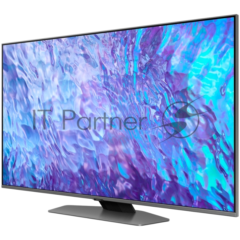 Телевизор QLED Samsung 75 QE75Q80CAUXCE Series 8 серебристый 4K Ultra HD 120Hz DVB-T2 DVB-C DVB-S2 USB WiFi Smart TV