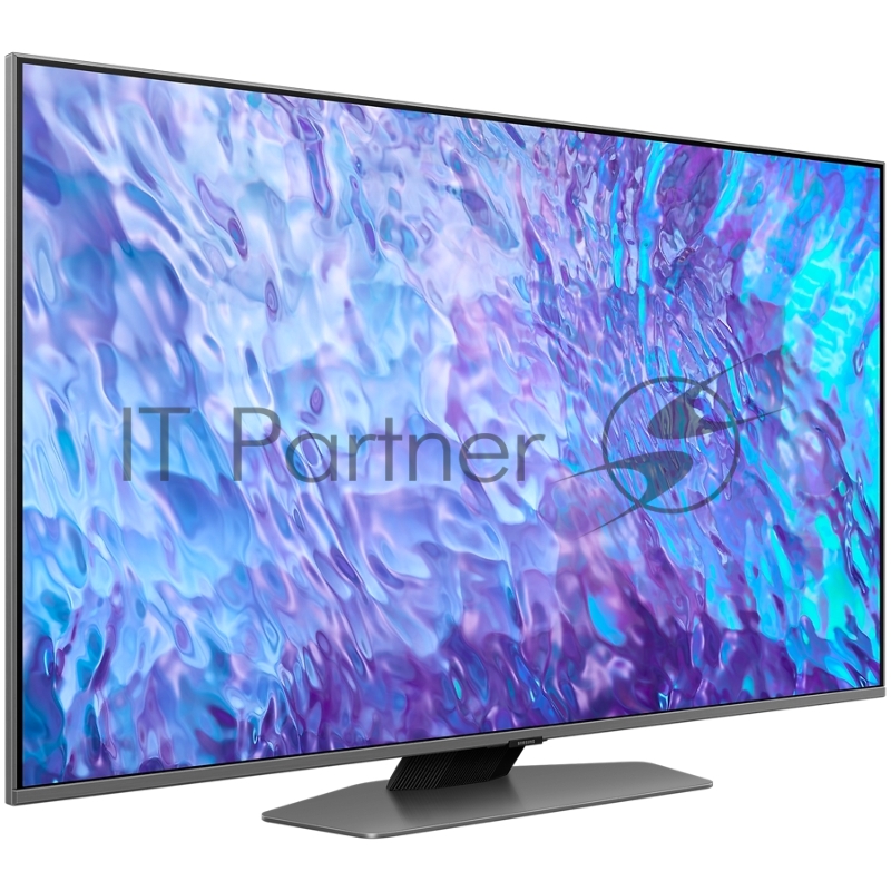 Телевизор QLED Samsung 75 QE75Q80CAUXCE Series 8 серебристый 4K Ultra HD 120Hz DVB-T2 DVB-C DVB-S2 USB WiFi Smart TV