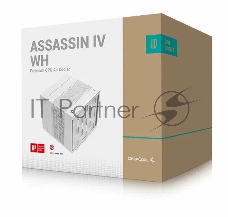 Кулер DEEPCOOL ASSASSIN IV WH LGA20XX/1700/1200/115X/AM5/AM4 (6шт/кор,TDP 280W, PWM, DUAL FAN 140mm + 120mm, DUAL Heatsink, 7 Heatpipe, Copper Base, белый) RET