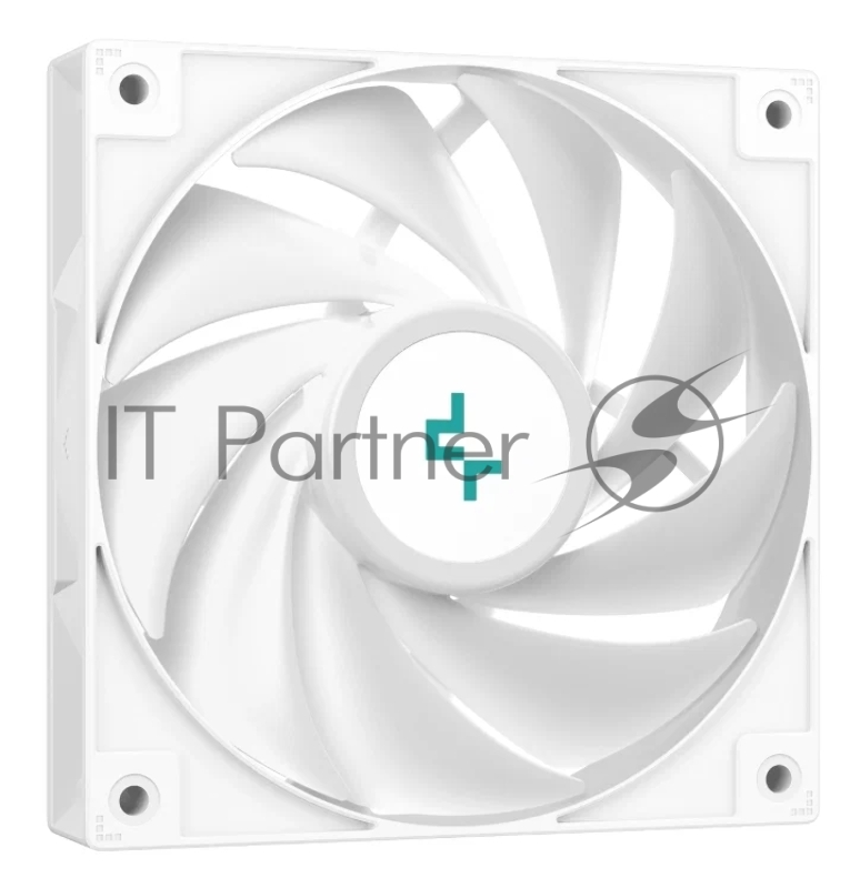 Кулер DEEPCOOL AG400 DIGITAL WH LGA1700/1200/115X/AM5/AM4 (9шт/кор, TDP 220W, PWM, Fan 120mm, 4 тепл. трубки, черный) RET