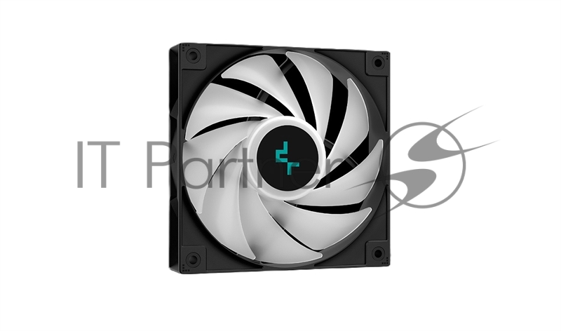 Кулер DEEPCOOL AG620 DIGITAL BK ARGB LGA1700/1200/115X/AM5/AM4 (8шт/кор, TDP 260W, PWM, DUAL Fan 120mm, 6 тепл. трубок, черный) RET
