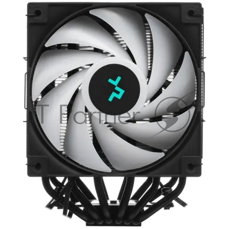 Кулер DEEPCOOL AG620 DIGITAL BK ARGB LGA1700/1200/115X/AM5/AM4 (8шт/кор, TDP 260W, PWM, DUAL Fan 120mm, 6 тепл. трубок, черный) RET