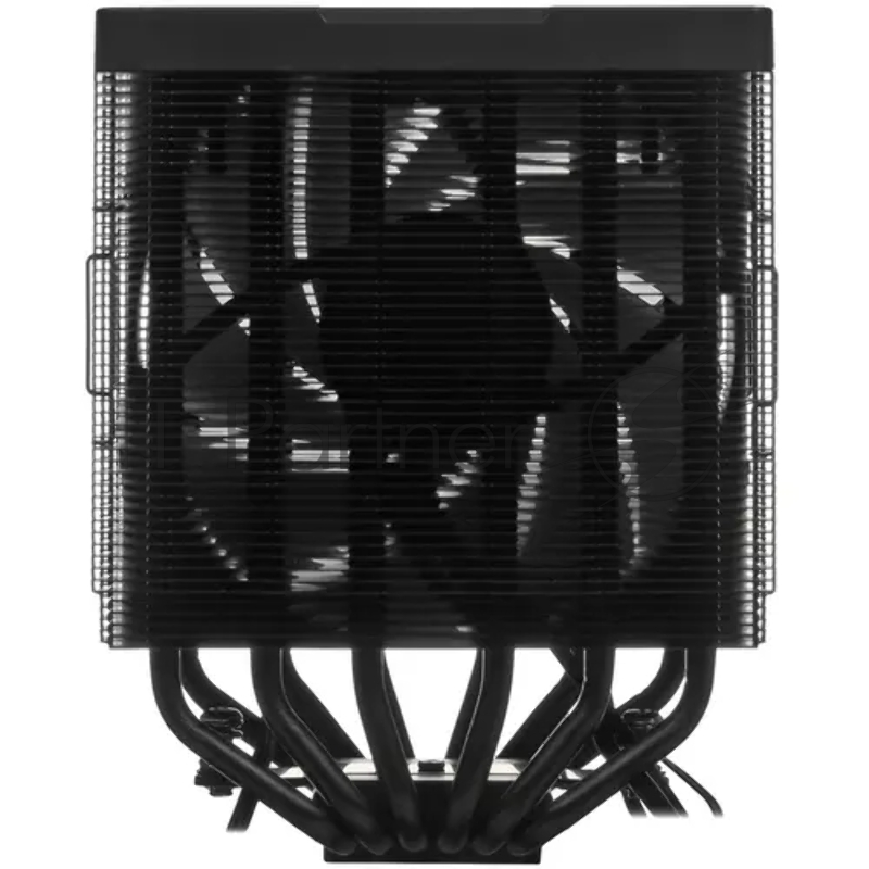 Кулер DEEPCOOL AG620 DIGITAL BK ARGB LGA1700/1200/115X/AM5/AM4 (8шт/кор, TDP 260W, PWM, DUAL Fan 120mm, 6 тепл. трубок, черный) RET