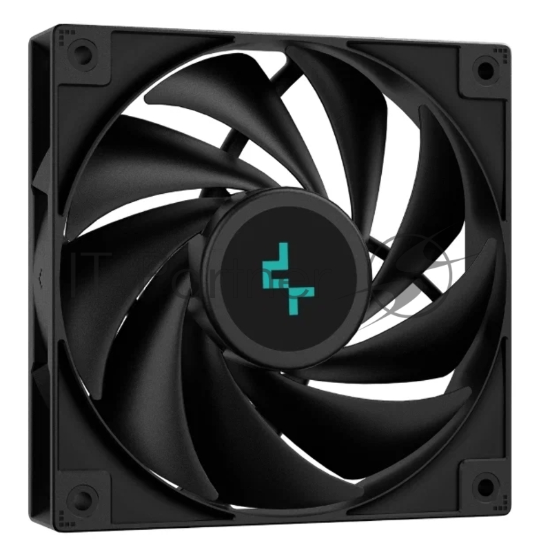 Кулер DEEPCOOL AG620 DIGITAL LGA1700/1200/115X/AM5/AM4 (8шт/кор, TDP 260W, PWM, DUAL Fan 120mm, 6 тепл. трубок, черный) RET