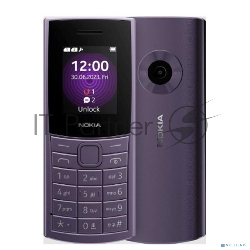Мобильный телефон NOKIA 110 4G TA-1543 DS EAC PURPLE