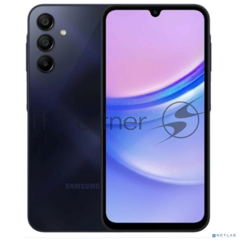 Смартфон Samsung Galaxy A15 4/128 Gb Blue Black Model: SM-A155F