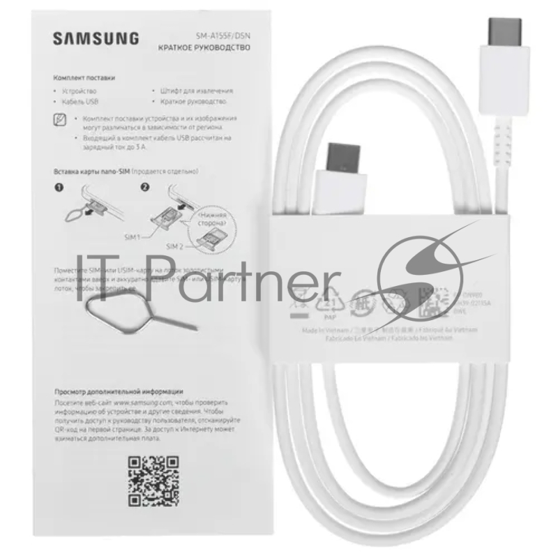 Смартфон Samsung Galaxy A15 4/128 Gb Blue Black Model: SM-A155F