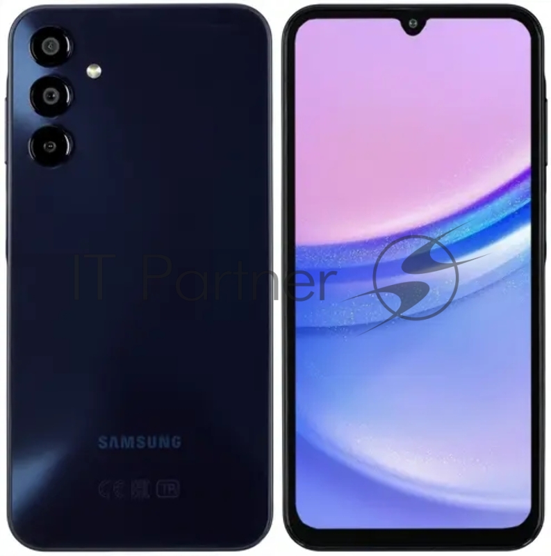 Смартфон Samsung Galaxy A15 4/128 Gb Blue Black Model: SM-A155F