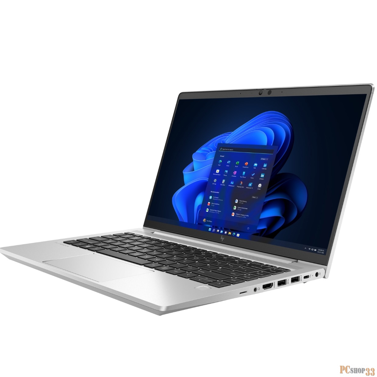 Ноутбук HP EliteBook 640 G9 14 FHD IPS 250 nits / i5-1235U / 8GB (1x8GB) / SSD 512G / TPM 2.0 / Pike Silver