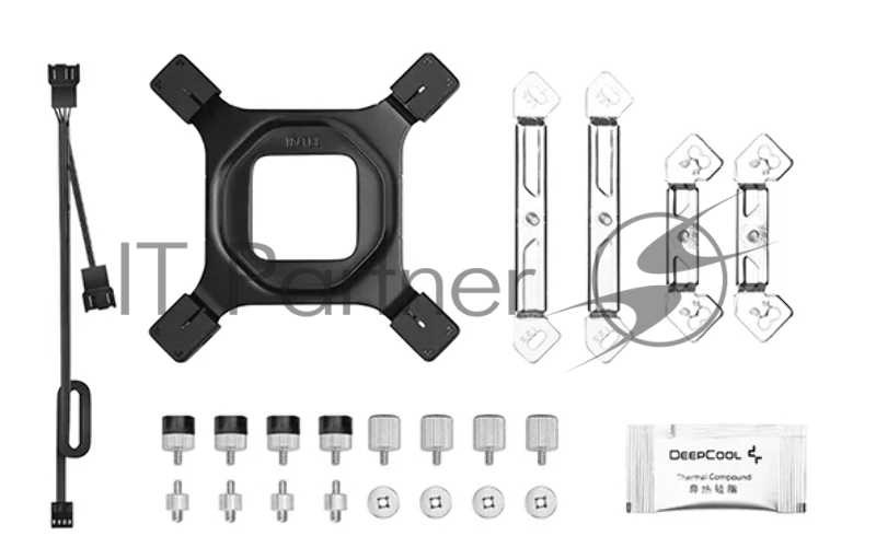 Вентилятор для процессора Deepcool AG620 Socket 115X/1700/1200/1366/2011/2066/ 120mm, 1850rpm, 29,4 дБ, 260W, PWM 4-pin, Cu (R-AG620-BKNNMN-G-1)