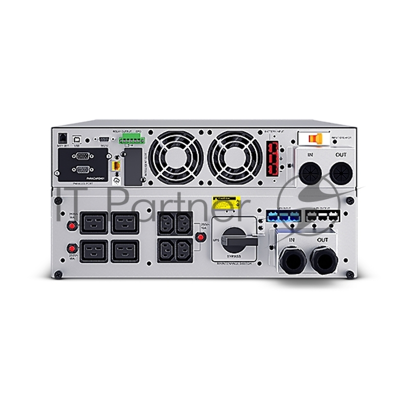 Источник бесперебойного питания CyberPower OLS10KERT5U Online 10000VA/10000W USB/RS-232/Dry/EPO/SNMP/CloudC IEC С13, 4 IEC C19, terminal block)/bat.detect./МВ NEW