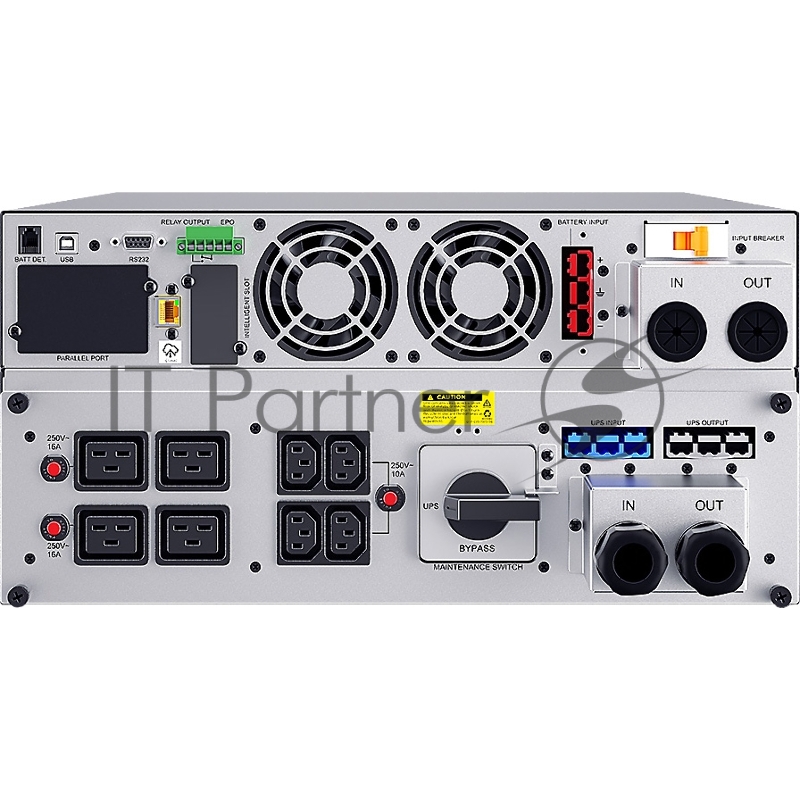 Источник бесперебойного питания CyberPower OLS10KERT5U Online 10000VA/10000W USB/RS-232/Dry/EPO/SNMP/CloudC IEC С13, 4 IEC C19, terminal block)/bat.detect./МВ NEW
