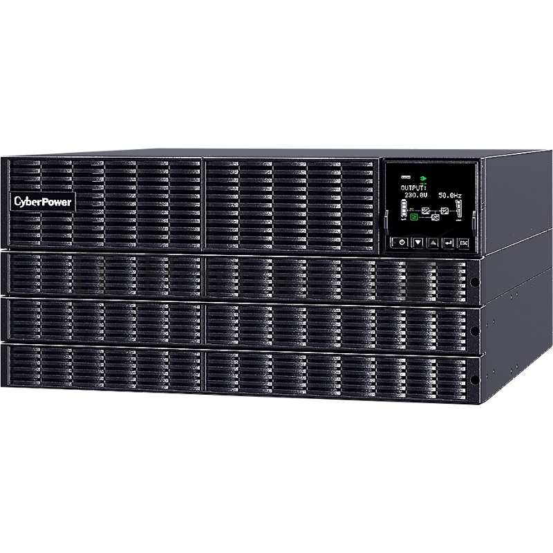 Источник бесперебойного питания CyberPower OLS10KERT5U Online 10000VA/10000W USB/RS-232/Dry/EPO/SNMP/CloudC IEC С13, 4 IEC C19, terminal block)/bat.detect./МВ NEW