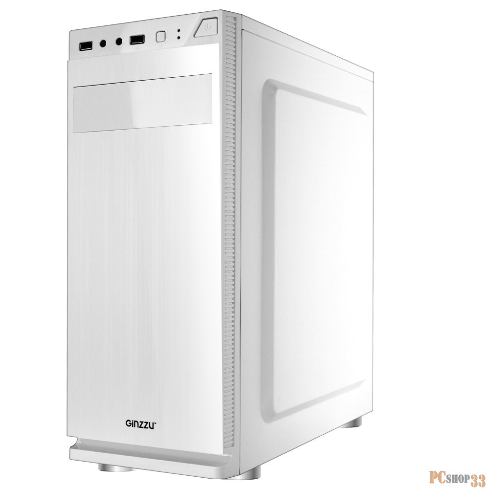Корпус компьютерный Ginzzu A290 White Window