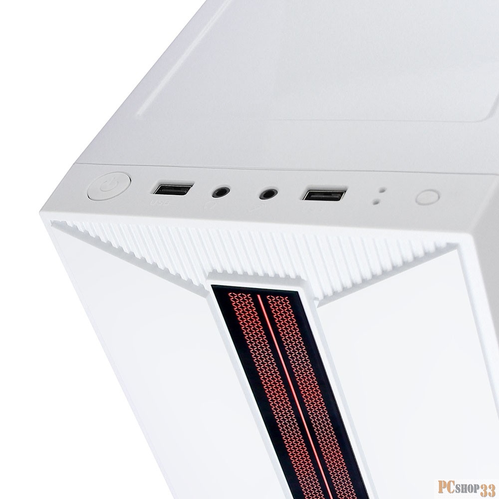 Корпус компьютерный Ginzzu B380 2*USB 2.0,AU RGB