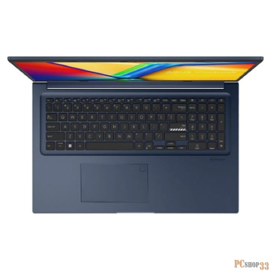 Ноутбук Asus VivoBook 17X X1704ZA-AU342 Core i7 1255U 16Gb SSD512Gb Intel Iris Xe graphics 17.3 IPS FHD (1920x1080) noOS blue WiFi BT Cam (90NB10F2-M00DE0)