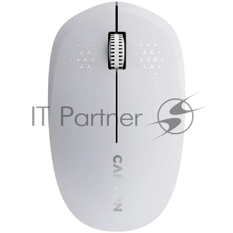 Мышь CANYON MW-04, Bluetooth Wireless optical mouse with 3 buttons, DPI 1200 , with1pc AA canyon turbo Alkaline battery,White, 103*61*38.5mm, 0.047kg