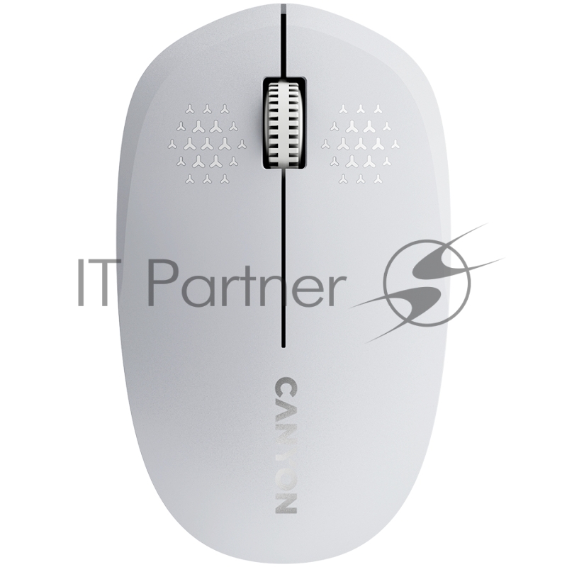 Мышь CANYON MW-04, Bluetooth Wireless optical mouse with 3 buttons, DPI 1200 , with1pc AA canyon turbo Alkaline battery,White, 103*61*38.5mm, 0.047kg