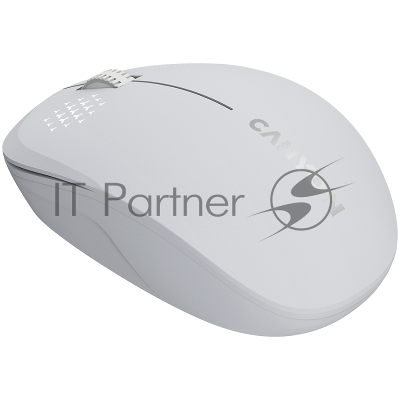 Мышь CANYON MW-04, Bluetooth Wireless optical mouse with 3 buttons, DPI 1200 , with1pc AA canyon turbo Alkaline battery,White, 103*61*38.5mm, 0.047kg
