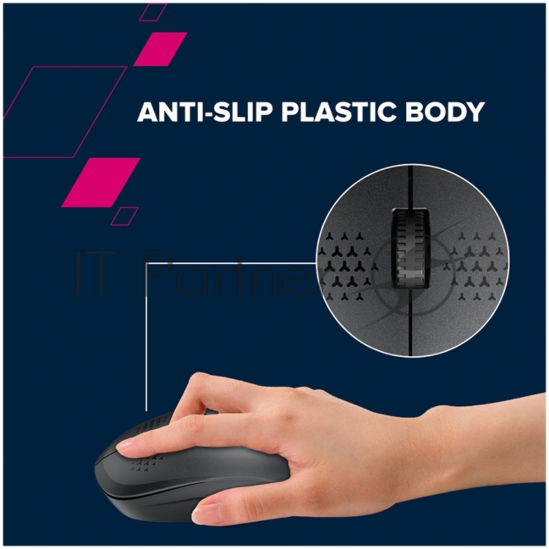 Мышь CANYON MW-04, Bluetooth Wireless optical mouse with 3 buttons, DPI 1200 , with1pc AA canyon turbo Alkaline battery,Black, 103*61*38.5mm, 0.047kg