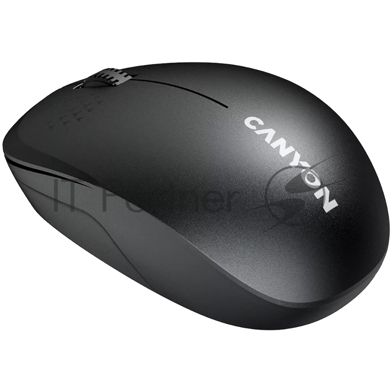 Мышь CANYON MW-04, Bluetooth Wireless optical mouse with 3 buttons, DPI 1200 , with1pc AA canyon turbo Alkaline battery,Black, 103*61*38.5mm, 0.047kg