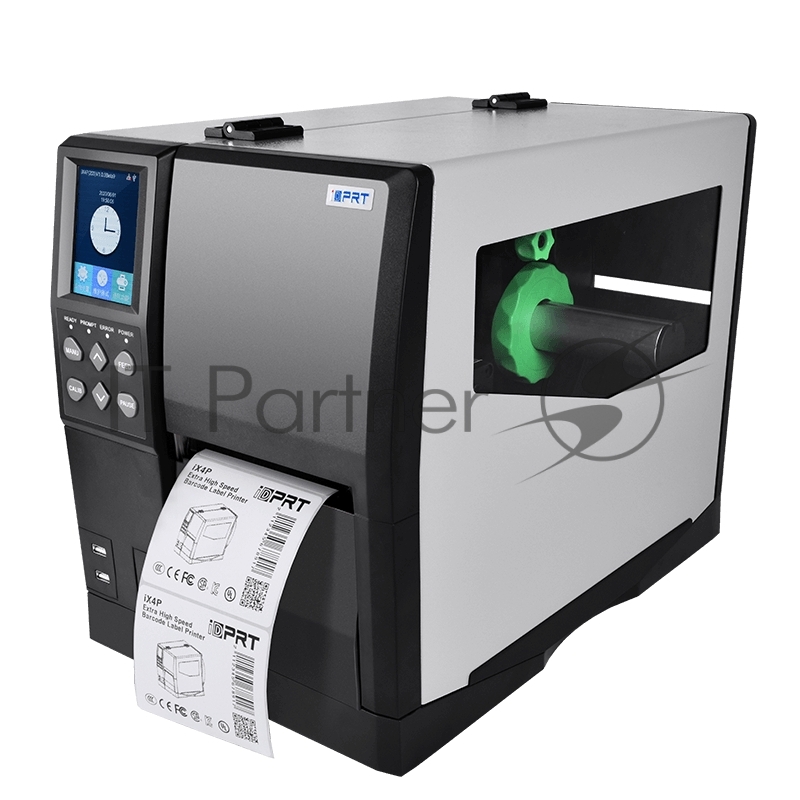 Принтер этикеток iDPRT iX4P Industrial 4 TT Printer 203DPI, 14IPS, 512/256MB, RTC, USB+USB HOST+Ethernet+RS232, ZPL-II, TSPL, EPL2, DPL