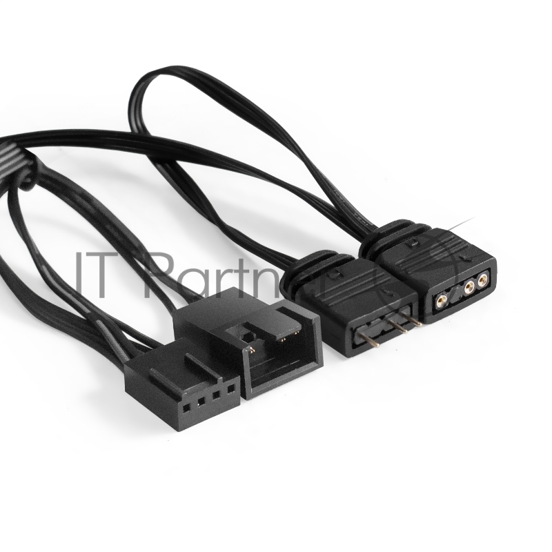 Вентилятор 12В DC с подсветкой ExeGate EX12025H3P4PYH-PWM.ARGB (120x120x25 мм, Hydraulic bearing (гидродинамический), 5V ARGB 3pin, 4pin PWM, 1200RPM, ARGB подсветка, 26dBA)