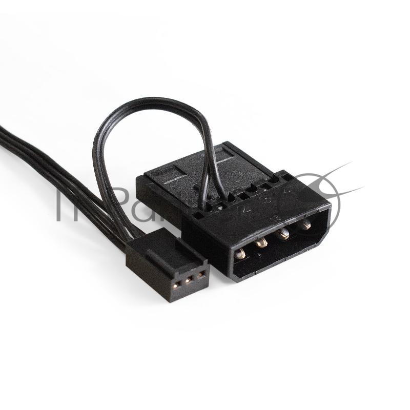 Вентилятор 12В DC с подсветкой ExeGate EX12025HM3PM.FRGB.7O5CSU (120x120x25 мм, Hydraulic bearing (гидродинамический), 3pin+Molex, FRGB подсветка, 24dBA)