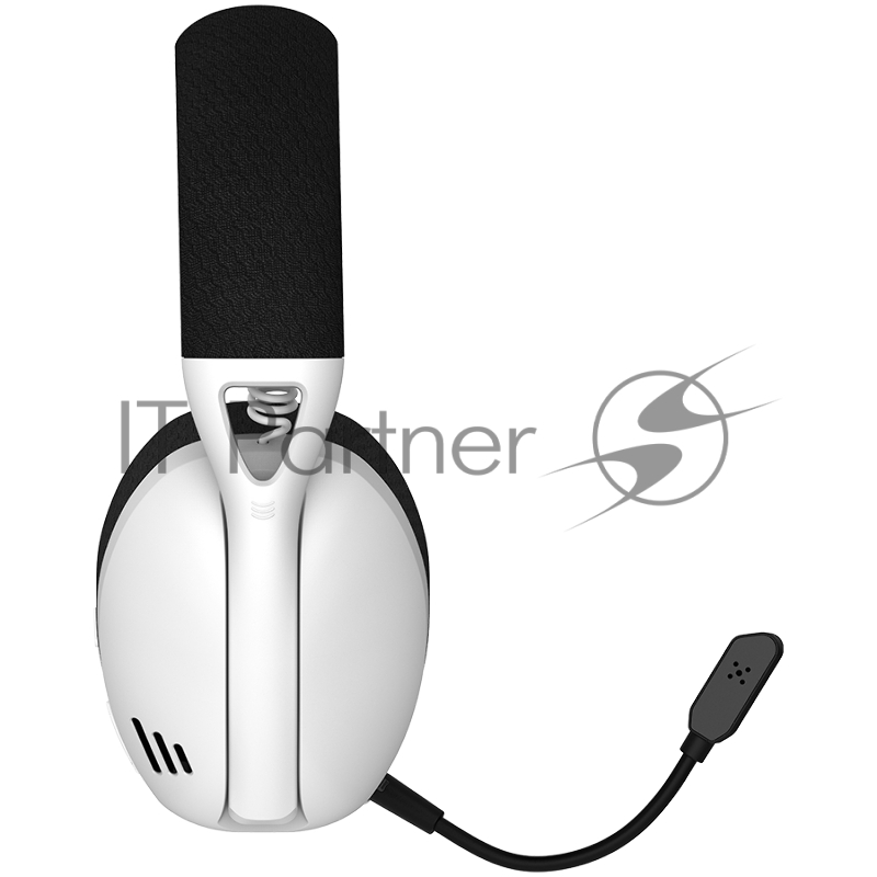 Гарнитура CANYON Ego GH-13, Gaming BT headset, +virtual 7.1 support in 2.4G mode, with chipset BK3288X, BT version 5.2, cable 1.8M, size: 198x184x79mm, White