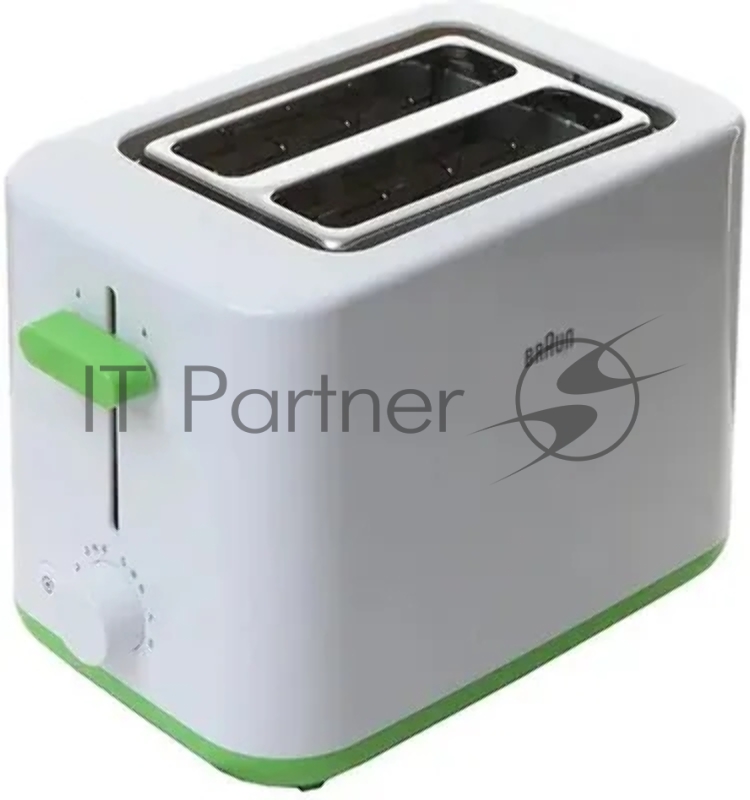 Тостер Braun HT1010GR 900Вт белый/зеленый