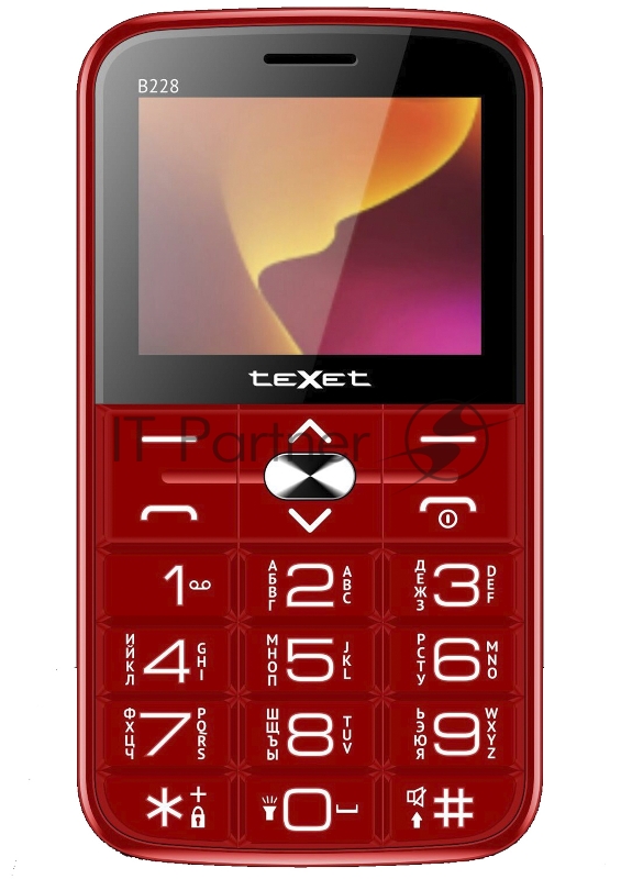 Мобильный телефон TeXet TM-B228 Red
