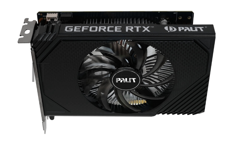 Видеокарта Palit RTX3050 STORMX NVIDIA GeForce RTX 3050 6Gb PCI-E 4.0 96bit GDDR6 1042/14000 DVIx1 HDMIx1 DPx1 HDCP Ret