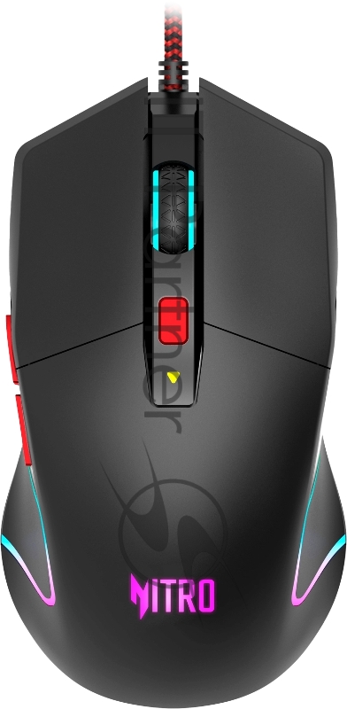 Мышь Acer Nitro OMW301 черный оптическая (7200dpi) USB (6but)
