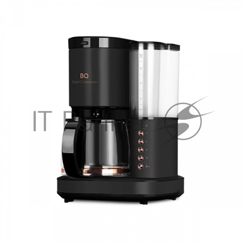 Капельная кофеварка BQ CM7002 Black-Rose Gold со встроенной кофемолкой, Мощность 800 Вт, Объем 1.25 л, 75 г объем кофемолки, Функция автоподогрева. Сохраняет кофе горячим, Встроенная кофемолка. Измельчает зерна непосредственно перед завариванием для