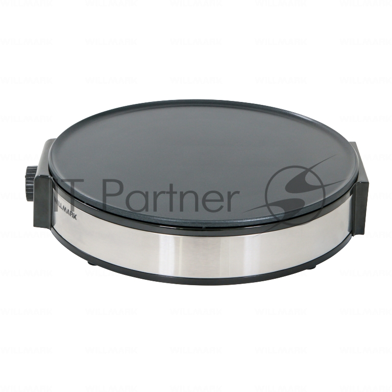 Блинница WILLMARK WCM-1230 (1200Вт, диаметр - 30см, антипригарная поверхность, регулятор темп.)