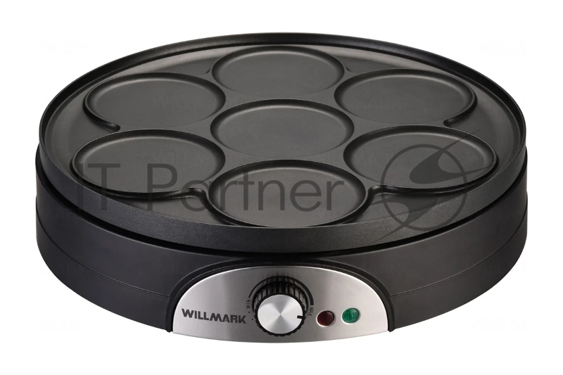 Блинница WILLMARK WCM-1237 (1500Вт, диаметр - 37см, антипригарная поверхность, регулятор темп.)
