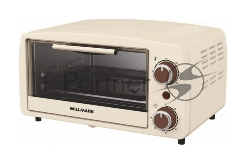 Мини-печь WILLMARK WO-101C (10л, 1000Вт, противень, решетка, таймер, кремовый)