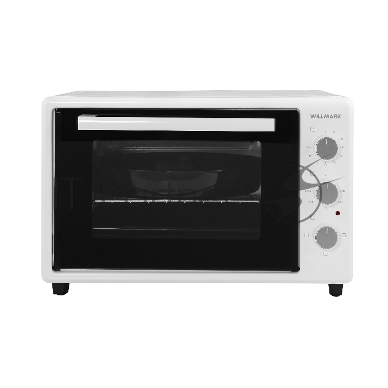 Мини-печь WILLMARK WOF-405W (40л,эмал.внутр.поверх,лампа,т бел., 1500Вт)