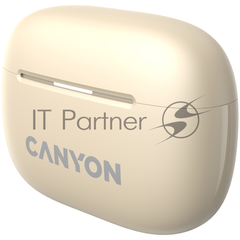 Гарнитура CANYON OnGo TWS-10 ANC+ENC, Bluetooth Headset, microphone, BT v5.3 BT8922F, Frequence Response:20Hz-20kHz, battery Earbud 40mAh*2+Charging case 500mAH, type-C cable length 24cm,size 63.97*47.47*26.5mm 42.5g, Beige