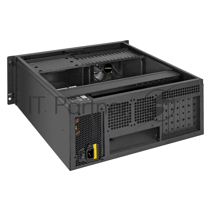 Серверный корпус ExeGate Pro 4U450-17 <RM 19, высота 4U, глубина 450, БП 1200RADS, 2*USB>